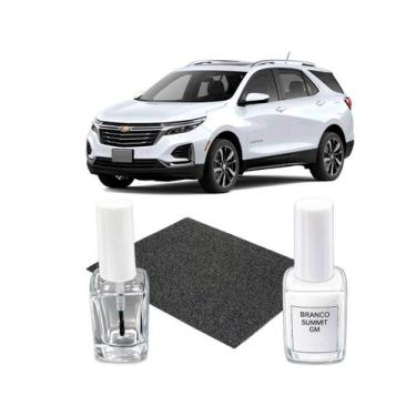 Imagem de Tinta Tira Risco Automotiva Branco Summit GM Onix Joy Cruze -, Equinox