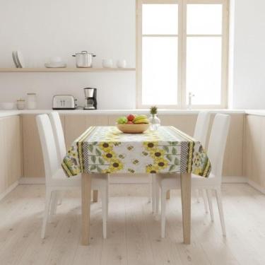 Imagem de Toalha De Mesa Elite Girassois Peça Pronta 1,38x2,50m Vinil - Plast.co