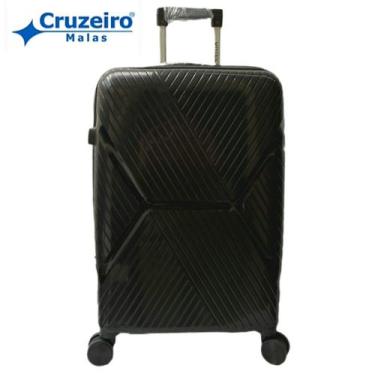 Imagem de Mala de Viagem Grande POLIPROPILENO CRUZEIRO 30kg Giratória 360º Expan