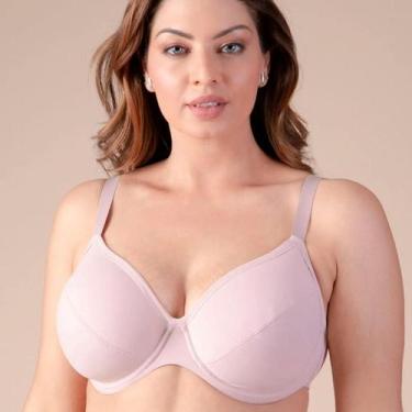 Imagem de Sutiã Reducer com Aro sem Bojo Liz Lingerie 57247, 48C, Bl, Blush