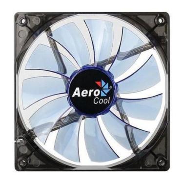 Imagem de Cooler FAN AeroCool 140x140mm Lightning Blue EN51400