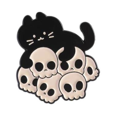 Imagem de Pins De Esmalte, Broches E Distintivos De Lapela Com Temas De Gato Fan