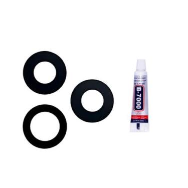 Imagem de Lentes Da Câmera Traseira Para ip 17 Pro Max Cola 3ml - inova