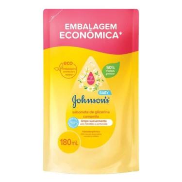 Imagem de Sabonete Líquido Johnson's Baby Glicerina Camomila Refil 180ml - Johns