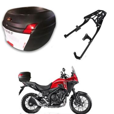 Imagem de Baú Bauleto 34l com Suporte Baú Superior Nx 500 2026 - AWA, Branco