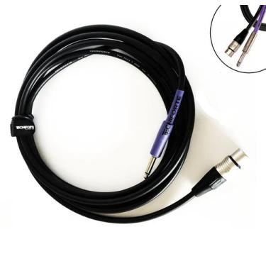 Imagem de Cabo para microfone 3,05 metros TECNIFORTE P10.XLR TRUE VOICE Profissi