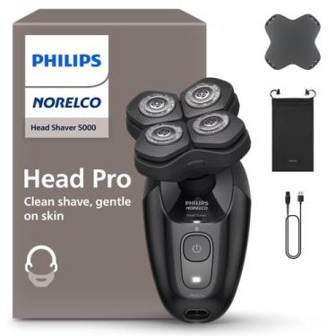 Imagem de Philips Norelco Head Shaver Pro 5000 Aparador Elétrico para cabeça