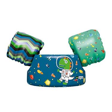 Imagem de Boia Colete Infantil Criança Sea Float Space Dino Planetas Dinossauro