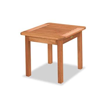 Imagem de Mesa de Canto Lateral para Sala para Área Externa Recanto Oppa Design - Jatobá