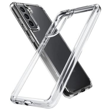 Imagem de Capa Clear Case Hybrid Transparente para Samsung Galaxy S22 5G 6.1 Polegadas - (C7COMPANY)