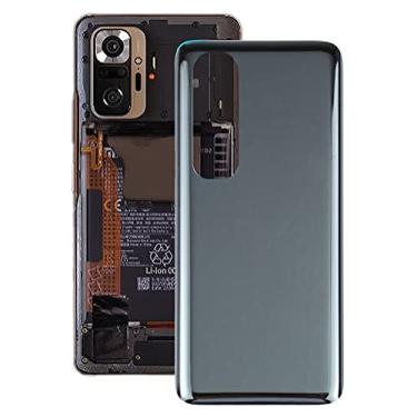 Imagem de HONGYAN Peças de substituição de telefone celular Tampa traseira da bateria original para Xiaomi MI 10S Acessórios telefônicos