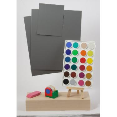 Imagem de DGK Color Tools R-27, 18% Gray White Balance and Exposure Control Card Set (conjunto de três cartões, dois 20,32 x 25,4 cm e um 10,16 x 12,7 cm)