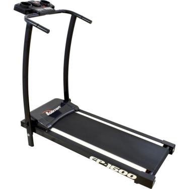 Imagem de Esteira Ergométrica Elétrica Dobrável Casa Residencial 5 Funções EP 1600 Bivolt 110v 220v Polimet