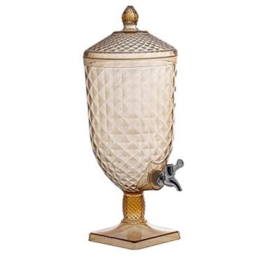 Imagem de Suqueira de Acrilico Ambar Cintilante Luxxor c/ Base 5 Litros Ref. 1410 - Paramount