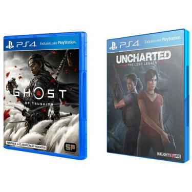 Imagem de Ghost Of Tsushima Sucker Punch + Uncharted  - The Lost Legacy Para Ps4