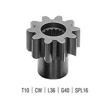 Imagem de Pinhao CAT Blue Bird 10 Dentes Referencia Lester 16981 17348 17380 17385 17388 17391 17393 17399 17458 17609 17611 17613 17614 Nippondenso 0280993270 0283003690 0283005450 Aplicacao (Motor) Nippondenso 0280006780 1280001060 1280001780 1280002250 1280002251 1280002560 1280003030 1280004080 1280004090