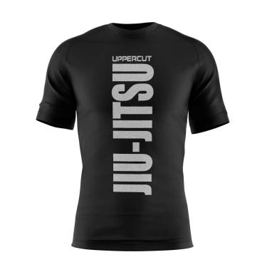 Imagem de Camisa Dry Fit Uppercut JJ Vertical Adulto unissex, Preta e branca, P