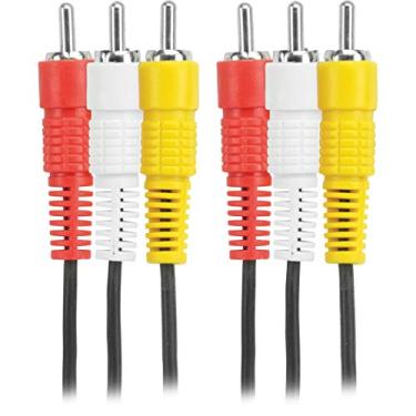 Imagem de PIX Cabo RCA Níquel - 3 + 3 RCA - 1.8M - Primeira Linha