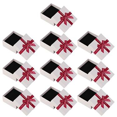 Imagem de KESYOO 10 Pcs Caixas de Presente de Jóias Pequena Caixa de Presente Caixas de Doces para Anéis de Festa de Casamento de Aniversário Pingentes Colares