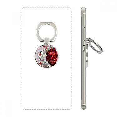Imagem de Suporte de argola ajustável para celular com foto de cereja, frutas vermelhas temperadas