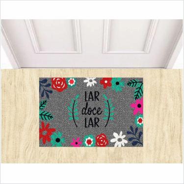 Imagem de Tapete Capacho Lar Doce Lar, Tapetes Dvertidos E Decorativos.