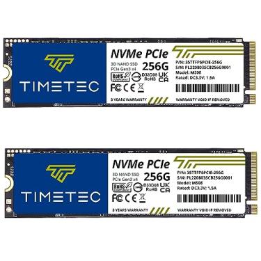 Imagem de Timetec SSD NVMe PCIe Gen3x4 8Gb/s M.2 2280 3D NAND TLC 150TBW de alto desempenho, velocidade de leitura/gravação de cache SLC de até 2.100/1.600 MB/s para PC, laptop e desktop