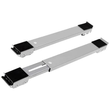 Imagem de Suporte C/Rodinhas Base Ajustável Máquina Lavar Fogão Geladeira Móveis Resistente Reforçado - ARTHANICZ