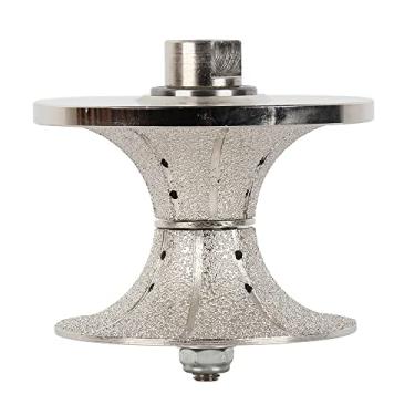 Imagem de V Full Bullnose Diamond Hand Profiler/Router Bits com rosca 5/8-11 para bancada de granito (V60 2-3/8 polegadas)