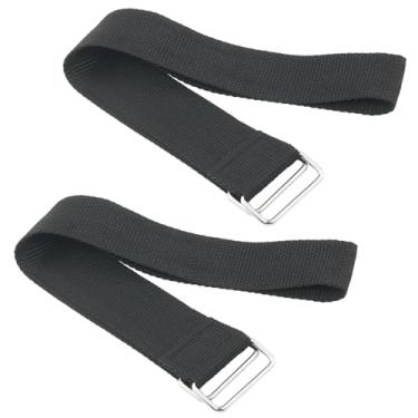 Imagem de ITROLLE 2 peças cintos de puxar pretos tamanho completo cintos de cama de armazenamento elevador para cama de armazenamento de elevação cama de armazenamento hidráulico