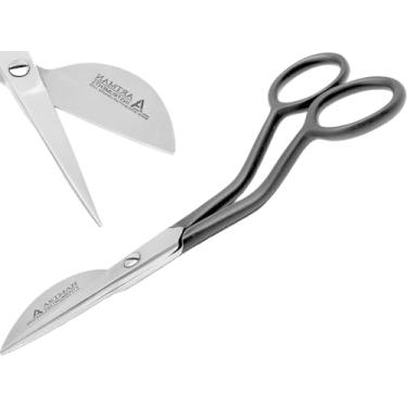 Imagem de Aplique de lâmina de bico de pato pelicano - Tesoura de alça curvada dupla para bordado, tecido, artes e artesanato da Artman Instruments (4,5 polegadas)
