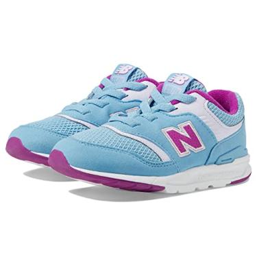 Imagem de New Balance Tênis infantil 997H V1 Bungee, Perfurador azul e roxo, 3 Infant