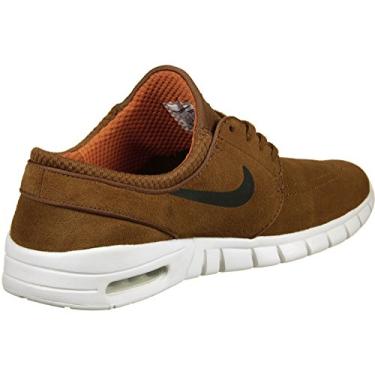 Imagem de NIKE Tênis masculino Stefan Janoski Max L avelã/preto-marfim-argila, laranja, cano alto -, Avelã/Argila Marfim Preto Oran, 7
