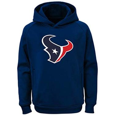 Imagem de Moletom com capuz NFL Kids Youth 8-20, cor do time de poliéster alternativo com logotipo primário