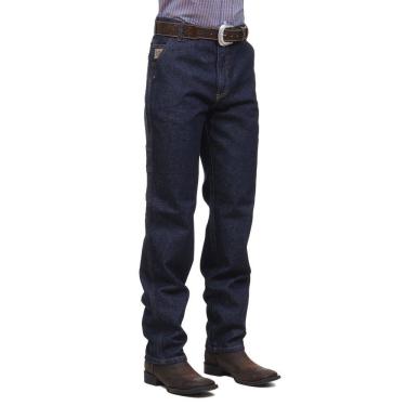 Imagem de Calça Jeans Carpinteira Masculina 100% Algodão Azul Escuro Land Horse 32232