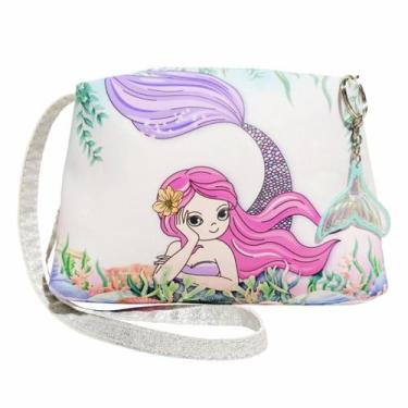 Imagem de Bolsa Infantil Menina Sereia Charmosa Magicc Bolsas MI-076