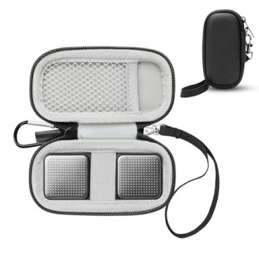 Imagem de Cantoo Capa para KardiaMobile EKG – Capa rígida de viagem com clipe mosquetão, apenas capa (preto)