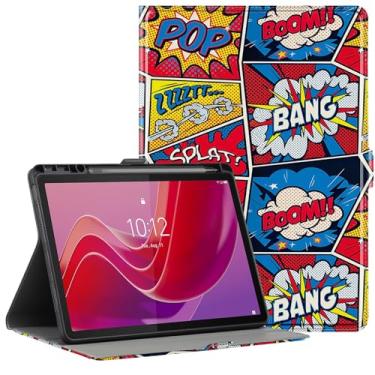 Imagem de Derwere Capa para Lenovo Tab M11 com suporte para caneta, capa magnética ultrafina para tablet Lenovo Tab K11 LTE infantil, estilo