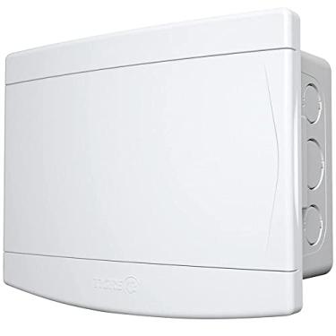 Imagem de Quadro de Distribuição Embutir Para 6/8 Disjuntores Sem Barramento Porta Branca - 33.04.698.7 - TIGRE