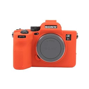 Imagem de Rieibi Capa para Sony Alpha 7R V, capa de silicone para câmera Sony A7R V, capa protetora de silicone para Sony A7R5