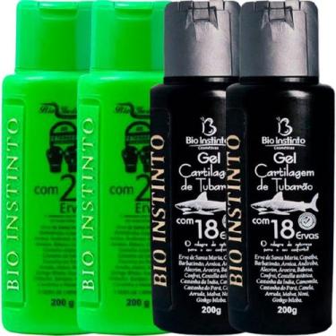 Imagem de Kit 2 Gel Detonador com 21 Ervas 200g + 2 Gel Cartilagem de Tubarão 20