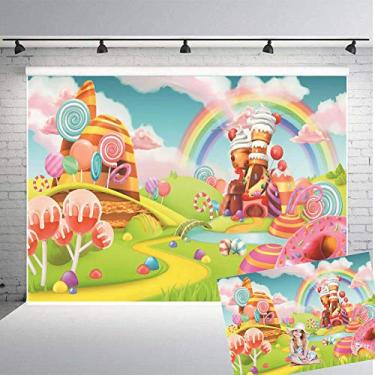 Imagem de Flanco de fundo para doces, candy 2, 7x5ft(210cm X 150cm)