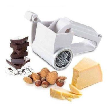 Imagem de Ralador Fatiador Triturador Manual Manivela Queijo Chocolate Inox 3 em