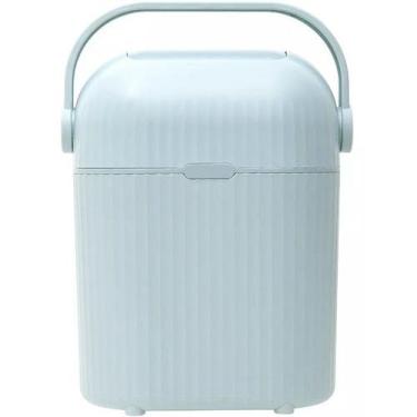 Imagem de Lixeira Antiodor Fraldas Bebe Lixo Magico 9 Litros Buba, Azul