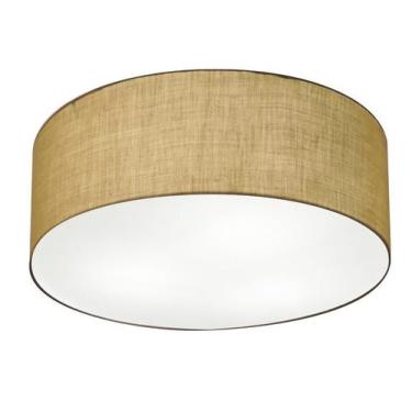 Imagem de Plafon Cilíndrico Vivare Md-3019 Cúpula em Tecido 80x15cm - Bivolt, Pa