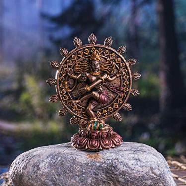 Imagem de Pacific Giftware Estátua de resina em miniatura de Deus Hindu Shiva Nataraja