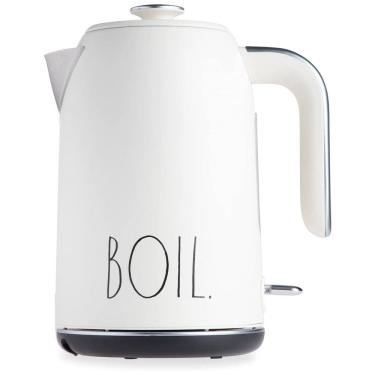 Imagem de Chaleira Elétrica 1.7L com Desligamento Automático e Proteção de Fervura, 110V, Rae Dunn, Branca