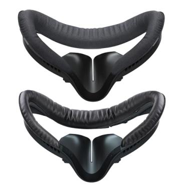 Imagem de Face Pad & Face Cover Cushion Replacement Compatible with Oculus/Meta Quest 2 Accessories, 2 PCS Facial Interface Frame with Anti-Leakage Nose Pad, 2 PCS Removable Foam Face Covers