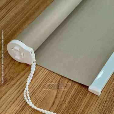 Imagem de Cortina Persiana Rolo Blackout Largura 1,80 x Altura 1,60 Pronto para Instalar (Bege)