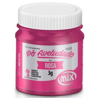 Imagem de Corante pó aveludado fosco mix várias cores, Rosa