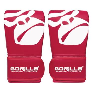 Imagem de Par Luva Muay Thai Boxe Bate Saco PRO Luva Luta Equipamento Original - Gorilla
